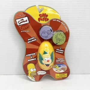 Vintage 2003 The Simpsons Silly Putty with 2 Molding Stamps